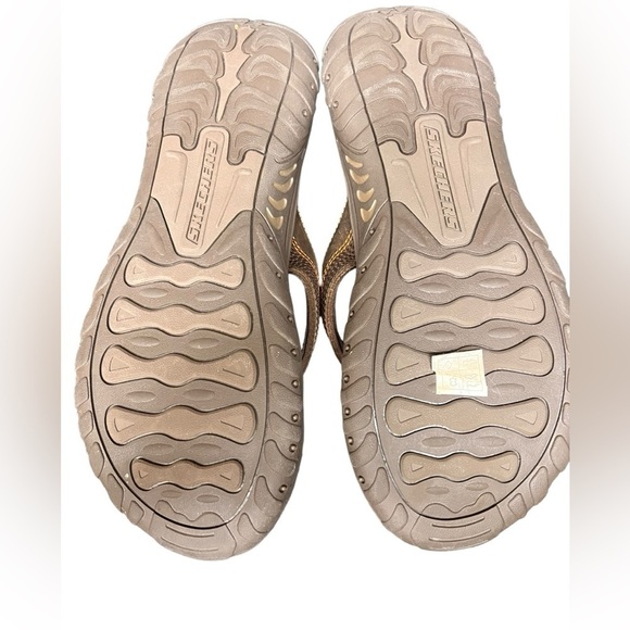 Skechers Men Sz 12 Relaxed Fit Memory Foam 360 Degree Flip Flop Thong Sandals - Picture 2 of 3